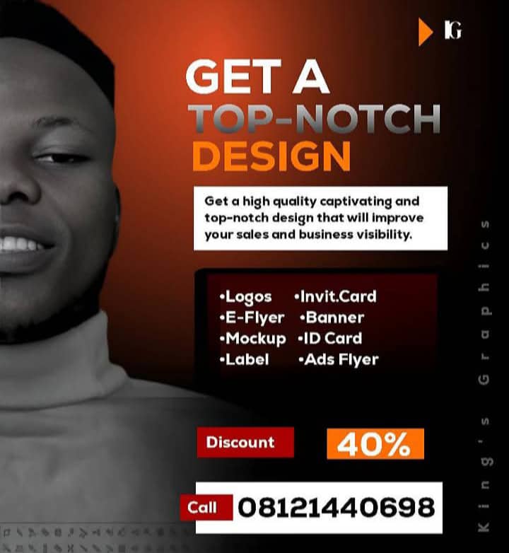 he most recognized student-led graphic design brands in Nigeria — King’s Graphics.