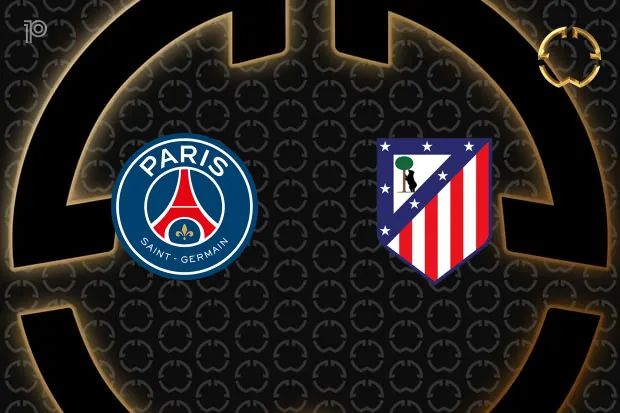 An image showing PSG vs Atlético Madrid