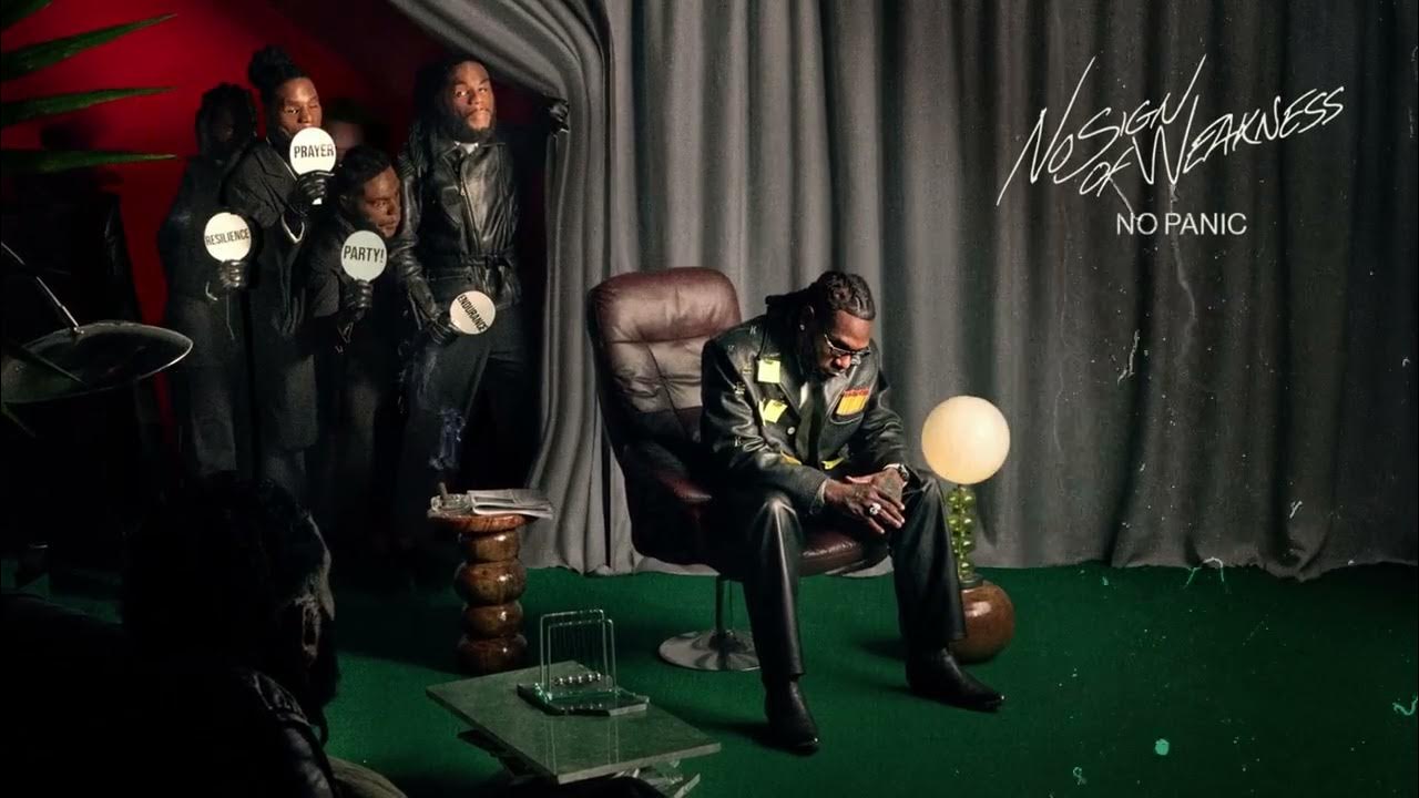 An image showing Burna Boy No Panic Album Cover Art